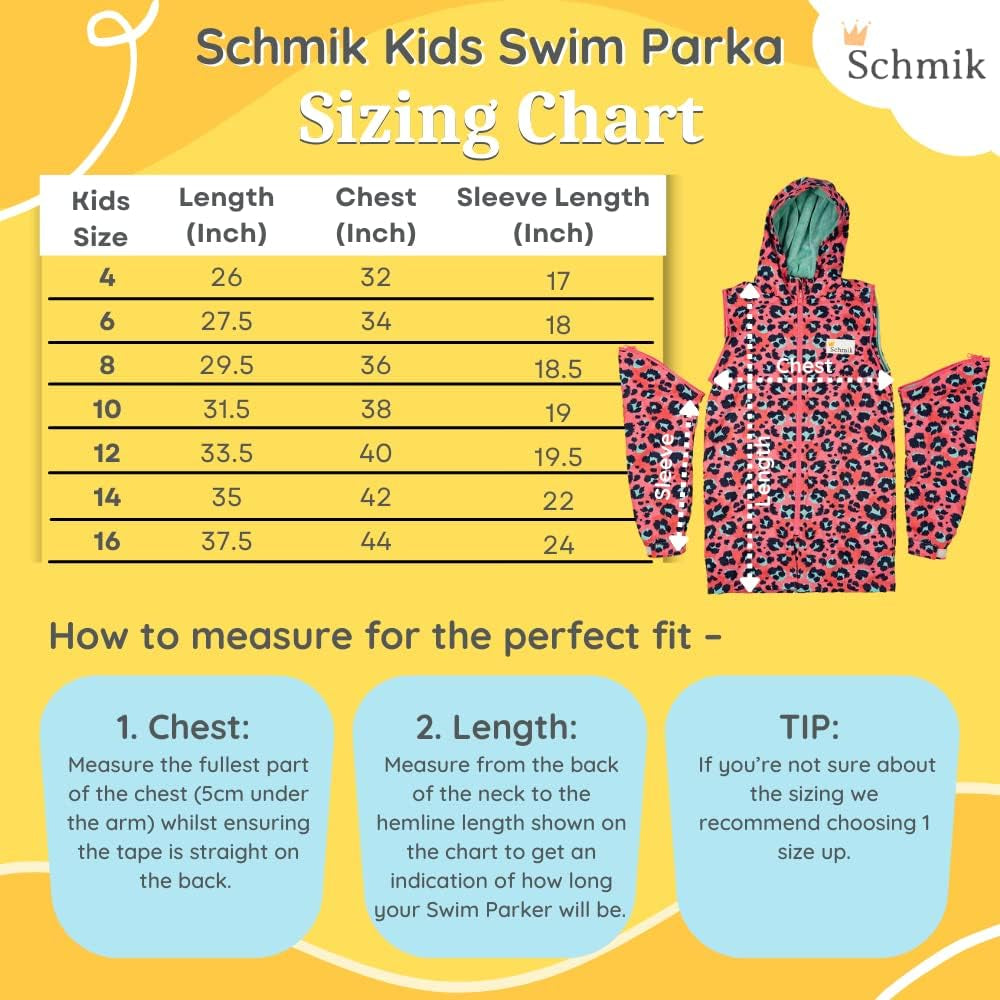 Unisex Swim Parka. Inc Swim Bag. Warm Change Coat. Girls, Boys & Kids.